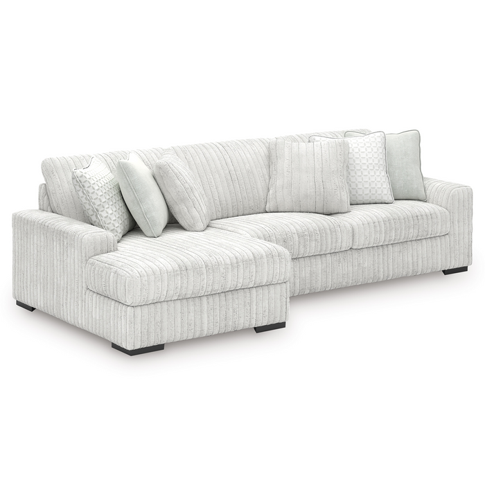 Stupendous Alloy 2-Piece LAF Sectional with Chaise