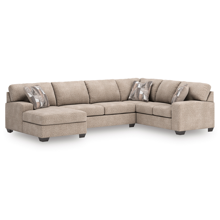 Newellen Hemp 3-Piece LAF Sectional with Chaise