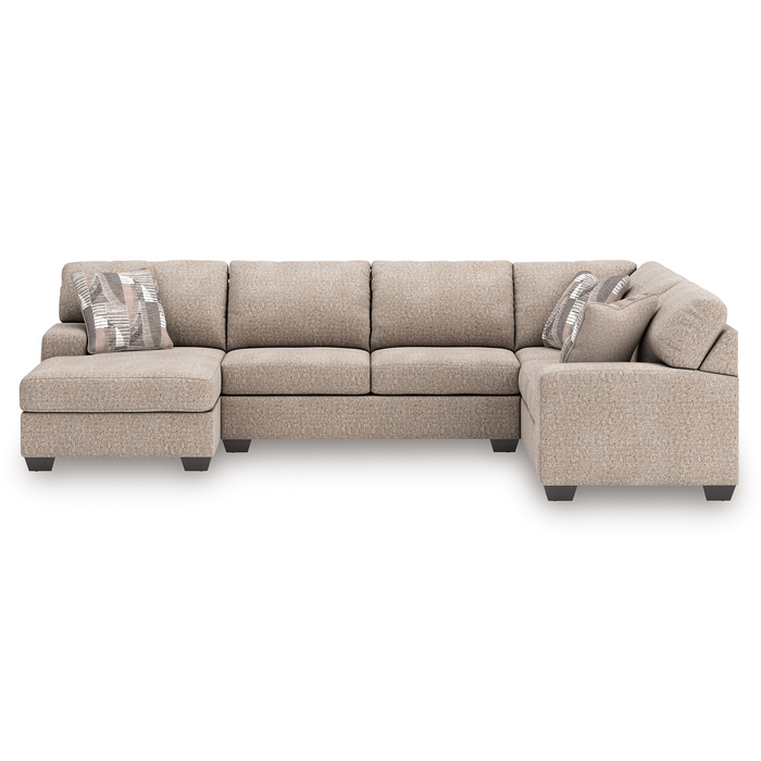 Newellen Hemp 3-Piece LAF Sectional with Chaise