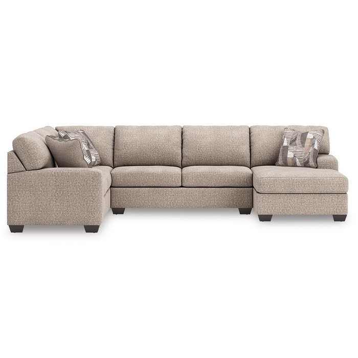 Newellen Hemp 3-Piece RAF Sectional with Chaise