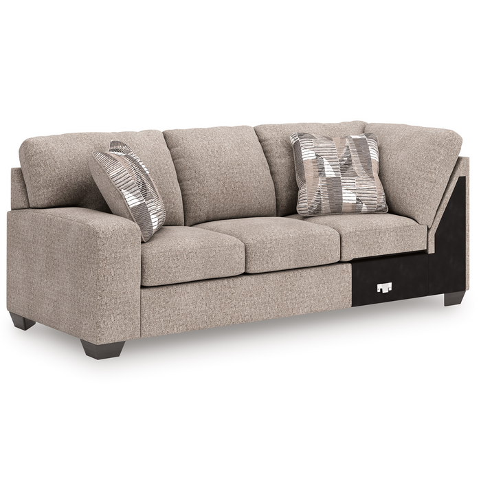 Newellen Hemp 3-Piece RAF Sectional with Chaise