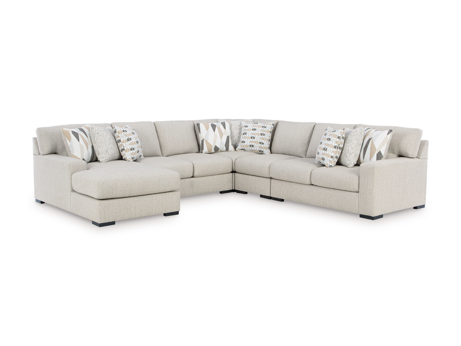 Laurelgrove 5-Piece LAF Sectional with Chaise