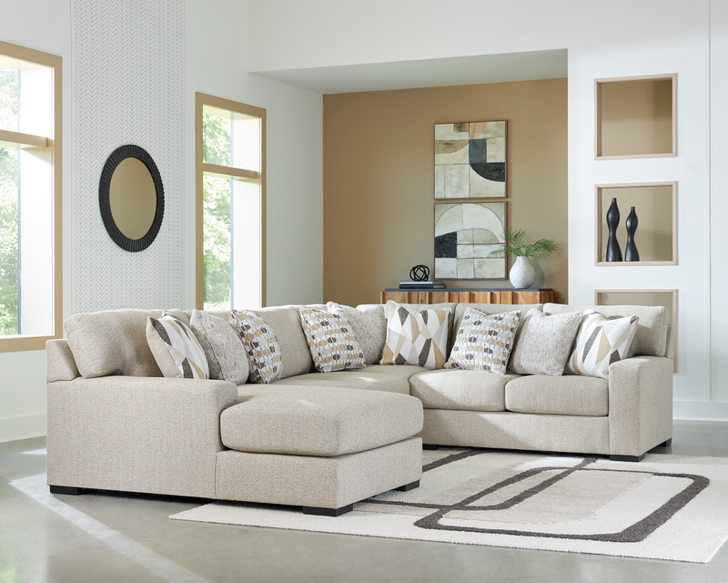 Laurelgrove 4-Piece LAF Sectional with Chaise