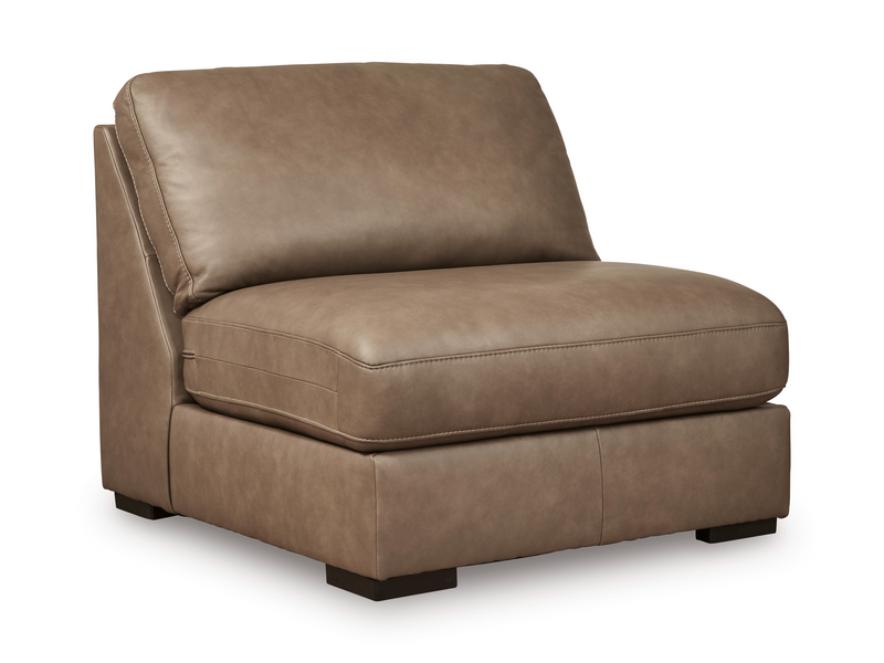 Veronella  Sahara 3-Piece Leather Sectional Sofa