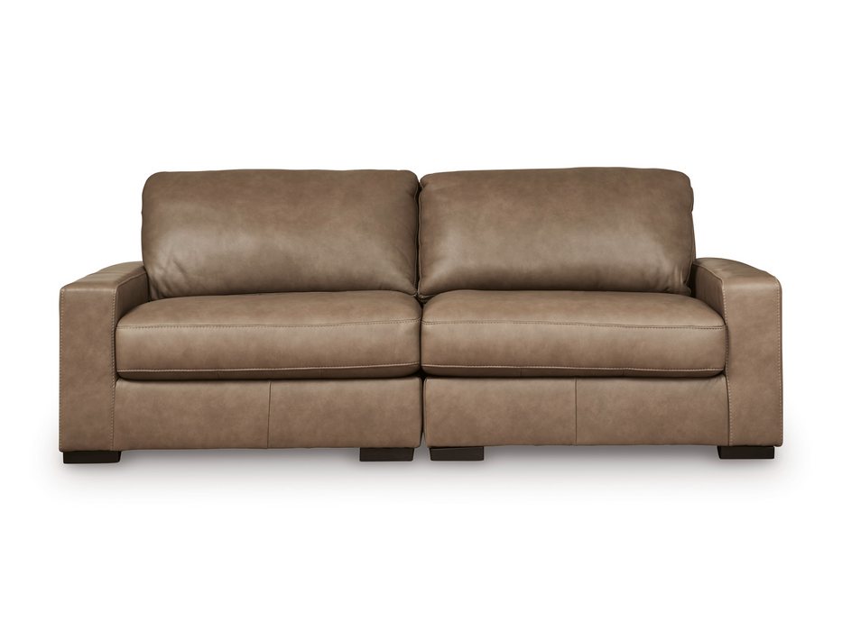 Veronella Sahara 2-Piece Leather Sectional Sofa