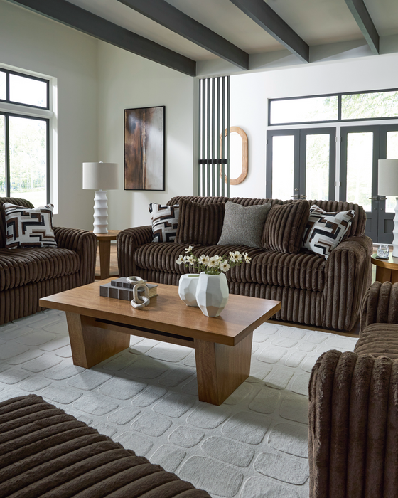 Midnight-Madness Chocolate Living Room Set