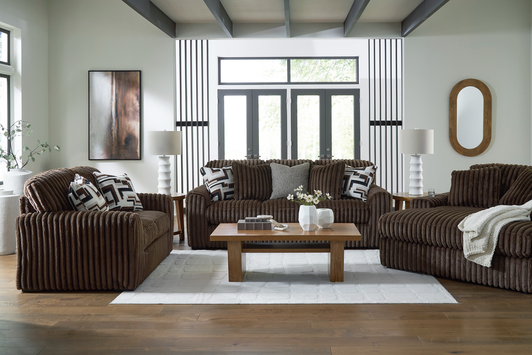 Midnight-Madness Chocolate Living Room Set