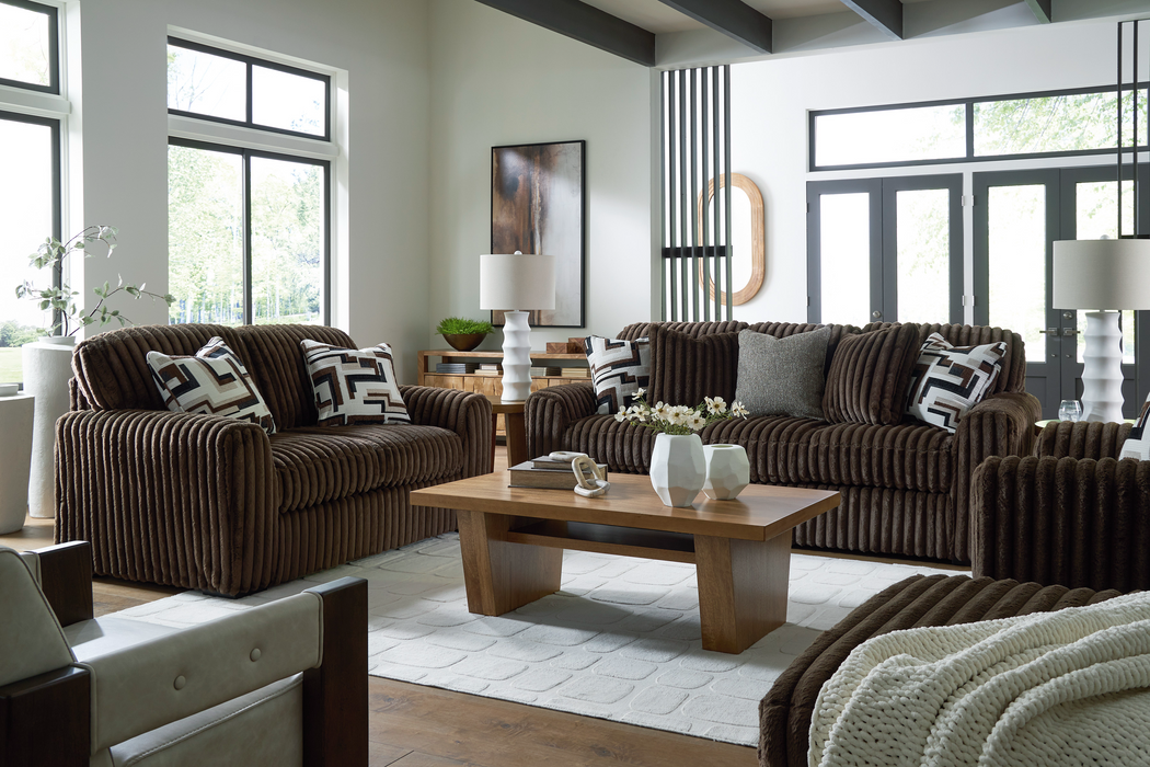 Midnight-Madness Chocolate Living Room Set