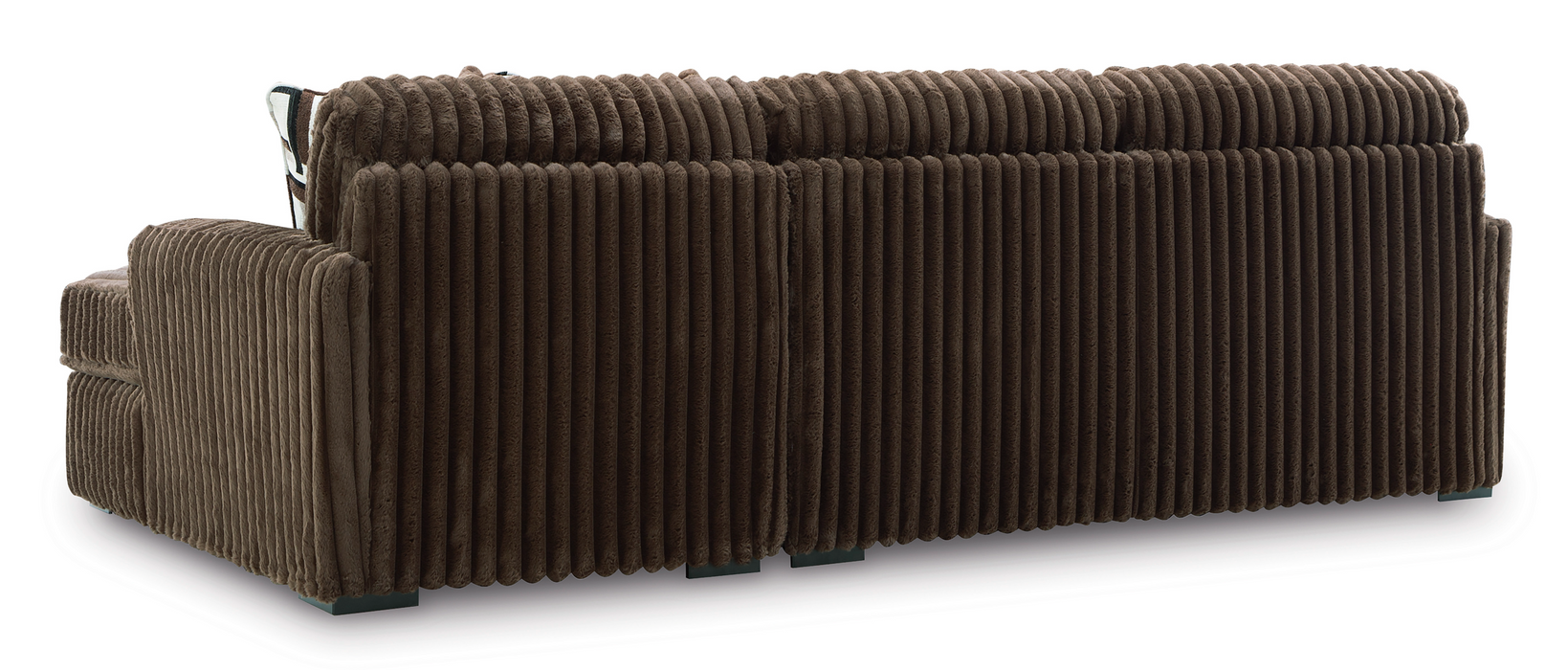 Midnight-Madness Chocolate 2-Piece RAF Sectional