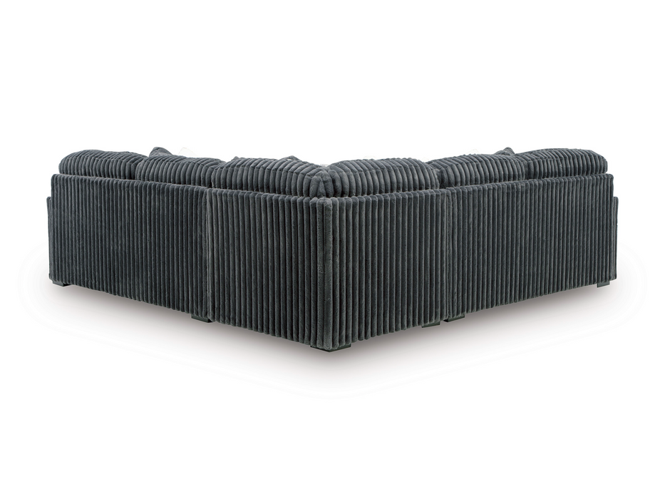 Midnight-Madness  Gunmetal 3-Piece Sectional