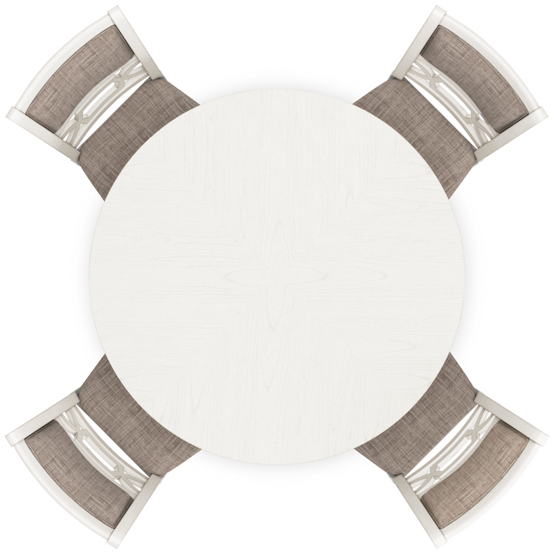 Erinberg Antique White Dining Table and 4 Chairs (Set of 5)