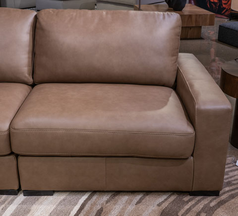 Veronella Sahara 5-Piece Leather Sectional