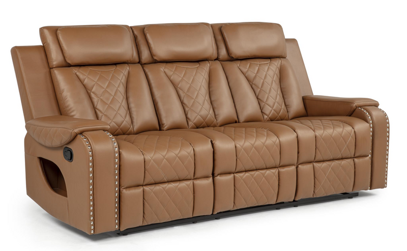 Enzo Brown Reclining Living Room Set