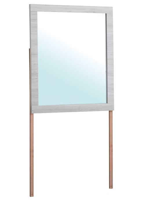 Lucy White Upholstered Platform Bedroom Set