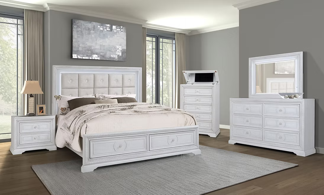 Isabella White Bedroom Set