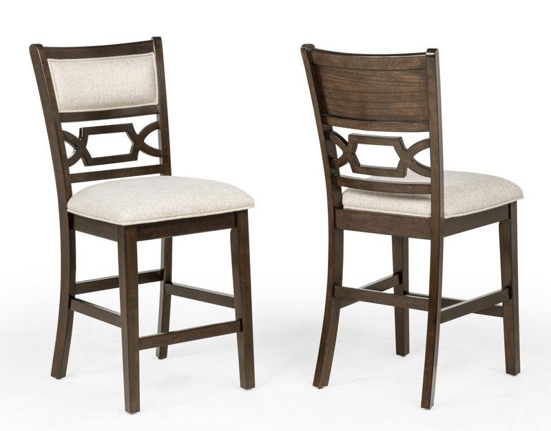 Bruno Round Counter Height Dining Set (5PC)