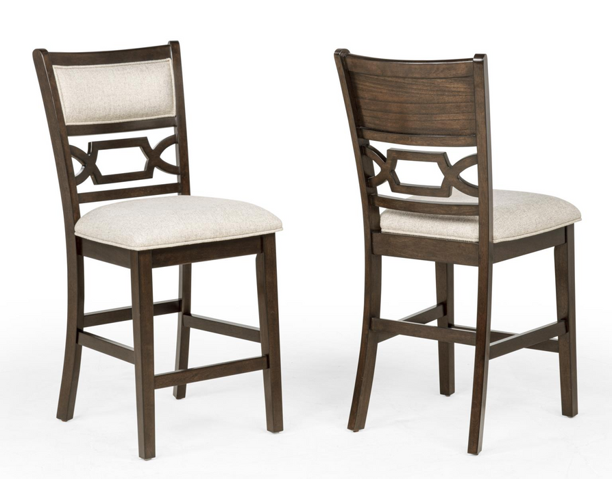Bruno Round Counter Height Dining Set (5PC)