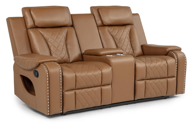 Enzo Brown Reclining Living Room Set