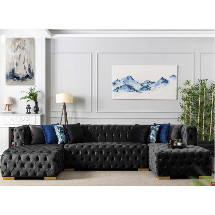 Valencia Black Sectional