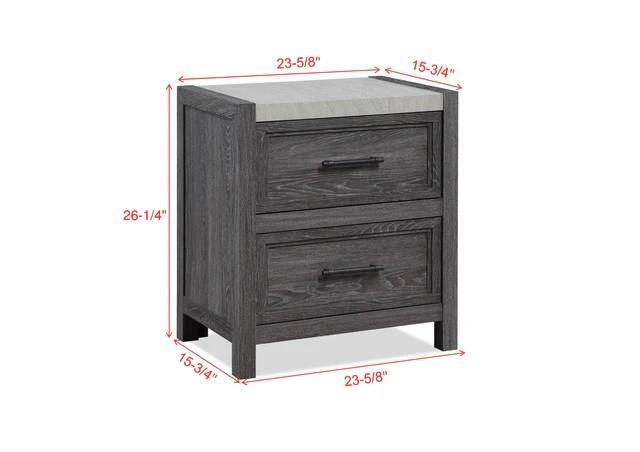 Mara Gray Panel Bedroom Set