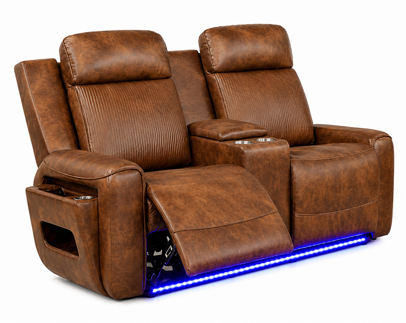 Arkansas 3 Piece Brown Sectional