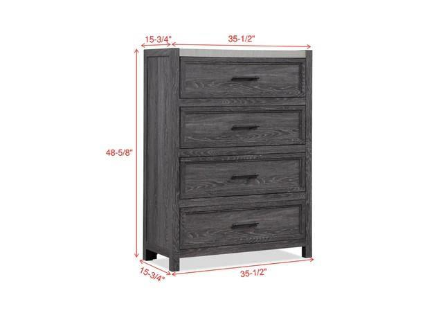 Mara Gray Panel Bedroom Set