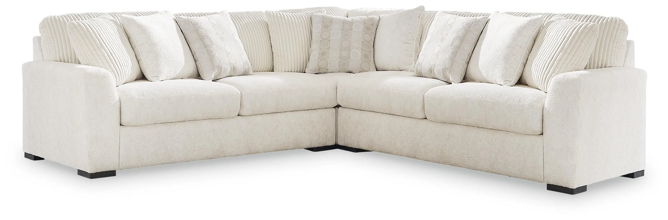Chessington Ivory 3-Piece Sectional