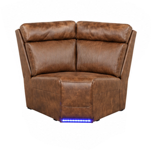 Arkansas 3 Piece Brown Sectional