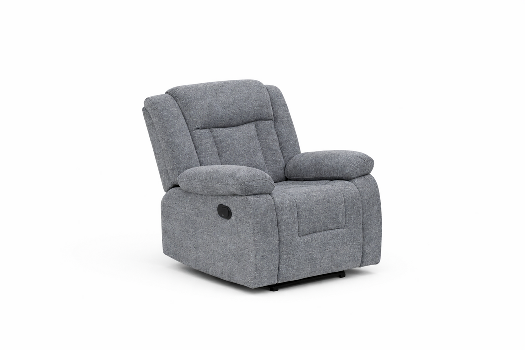 Tampa Gray Reclining Living Room Set