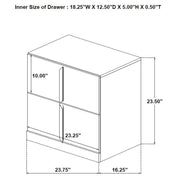 Ines 5-piece Queen Bedroom Set Grey and White High Gloss - 223091GRYQ-S5