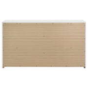 Ines 6-drawer Bedroom Dresser Cabinet White High Gloss - 223093