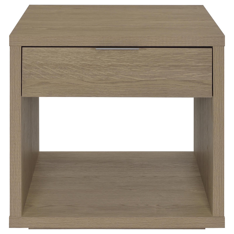 Ingram 3-Piece Coffee and End Table Set with Storage Latte - 710978-S3