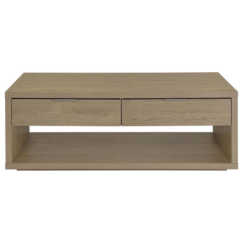 Ingram 3-Piece Coffee and End Table Set with Storage Latte - 710978-S3