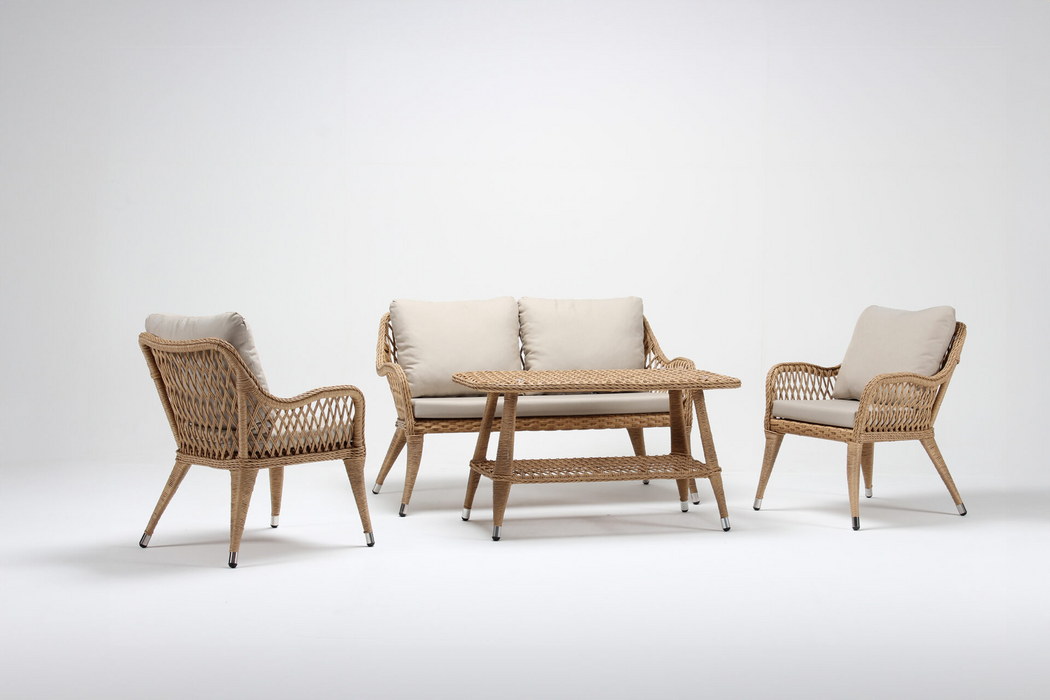 Iris Outdoor Chair With Cushion (Set of 2)