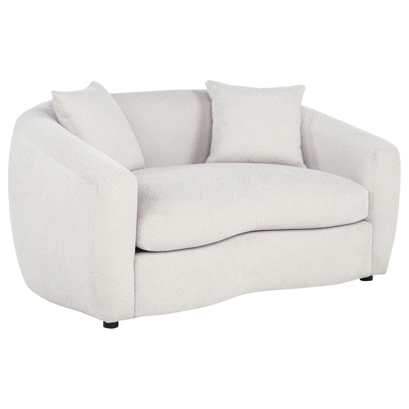 Isabella 3-piece Fabric Upholstered Sofa Set Sand - 504971-S3