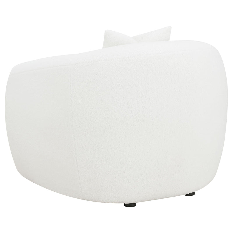 Isabella 3-piece Faux Sheepskin Upholstered Sofa Set Natural - 509871-S3
