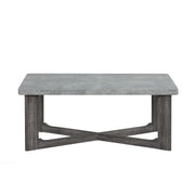 Isabella - 3PC Coffee Table Set, Rectangular Shape Coffee Table and 2 Square Shape End Tables - T127-3PC-Set