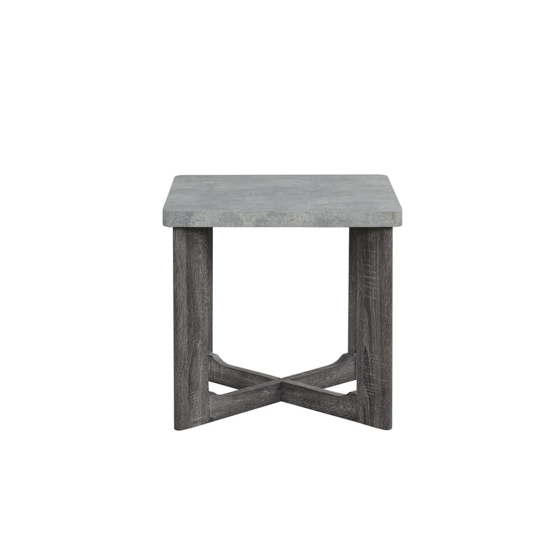 Isabella - 3PC Coffee Table Set, Rectangular Shape Coffee Table and 2 Square Shape End Tables - T127-3PC-Set