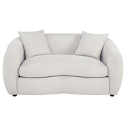 Isabella Fabric Upholstered Loveseat Sand - 504972