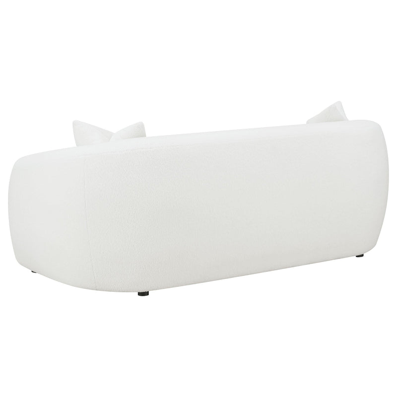 Isabella Faux Sheepskin Upholstered Sofa Natural - 509871