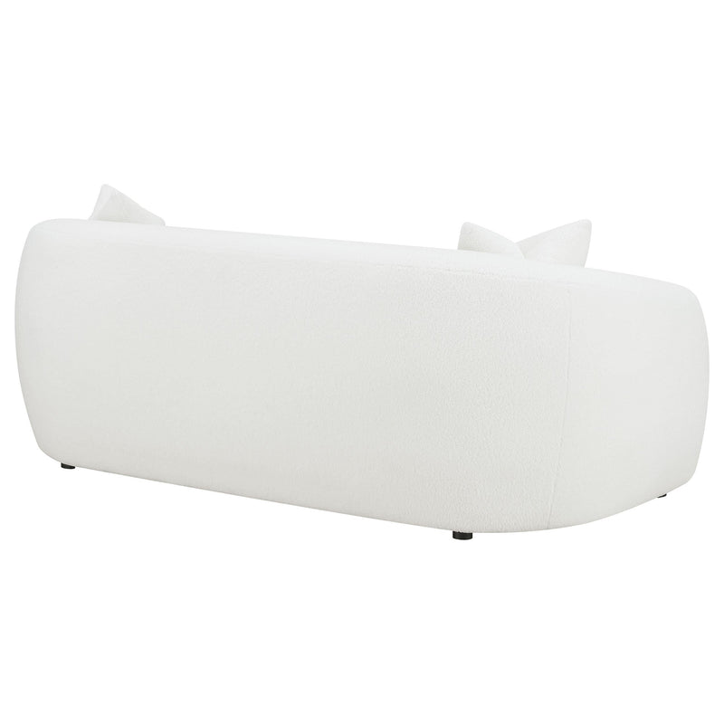 Isabella Faux Sheepskin Upholstered Sofa Natural - 509871