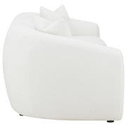 Isabella Faux Sheepskin Upholstered Sofa Natural - 509871