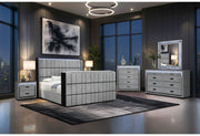 Isabella Grey Queen Bed Group - ISABELLA-GREY-QBG