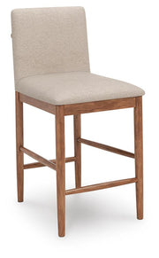 Isanti Light Brown Counter Height Barstool, Set of 2 - D752-124