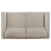 Islington 3-piece Upholstered Panel Arm Sofa Set Taupe - 511101-S3