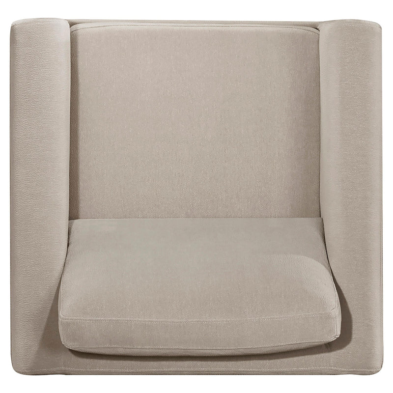 Islington 3-piece Upholstered Panel Arm Sofa Set Taupe - 511101-S3