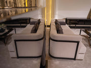 Istanbul Stationary Four Seat Sofa in Cream - 200-GAB-IST-4