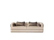 Istanbul Stationary Four Seat Sofa in Cream - 200-GAB-IST-4