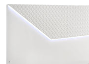 Ives 4-piece Eastern King Bedroom Set White High Gloss - 224941KE-S4
