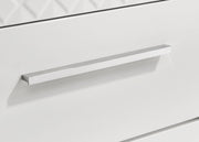 Ives 4-piece Eastern King Bedroom Set White High Gloss - 224941KE-S4